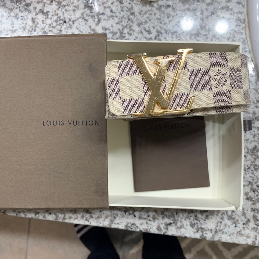 Louis Vuitton Damien graphite belt
